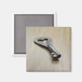 Aimant Gros plan d'une clé (Recto/Verso)