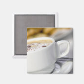 Aimant Gros plan d'une tasse de café (Recto/Verso)