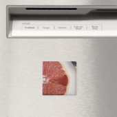 Aimant Gros plan d'une tranche d'orange et une cuillère (In Situ (Lave-vaisselle))