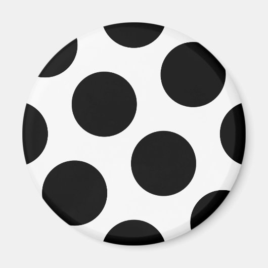 Aimant Gros points noirs (Devant)