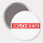 Aimant Gros timbre au fromage (Recto/Verso)