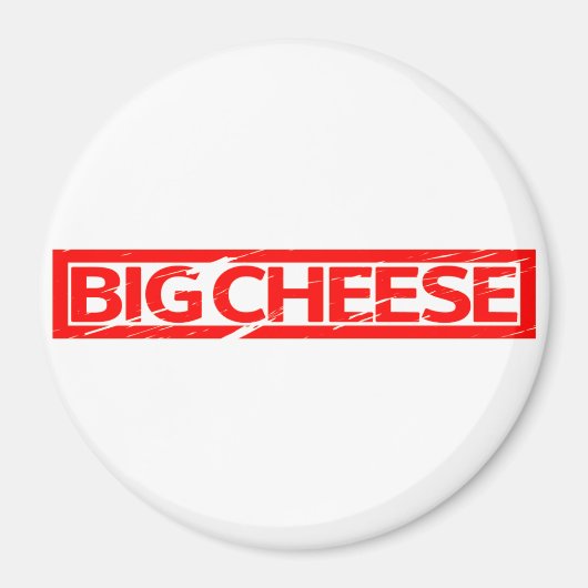 Aimant Gros timbre au fromage (Devant)