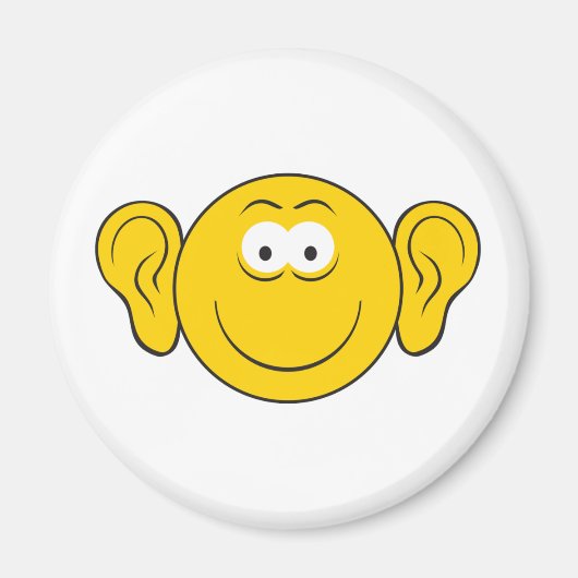 Aimant Gros visage des oreilles (Devant)