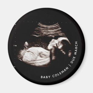 Aimant Grossesse Bébé Sonogramme Ultrasons Photo