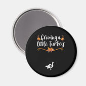 Aimant Grossissant un peu de Turquie mignonne Grossesse n (Recto/Verso)