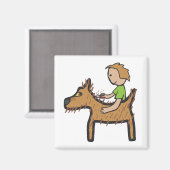 Aimant Grossissement de chien (Recto/Verso)