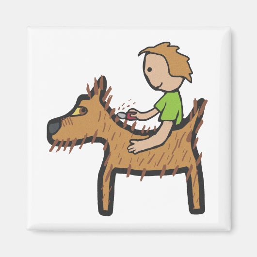 Aimant Grossissement de chien (Devant)