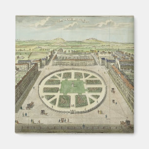 Aimant Grosvenor Carré, pour 'Stow's Survey of London', p