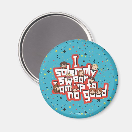 Aimant Group "I SOLEMNLY SWEAR THAT I AM UP TO NO GOOD™" (Recto/Verso)