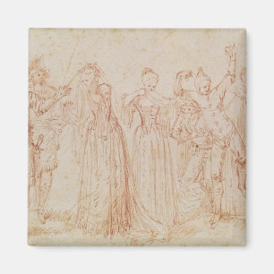 Aimant Groupe d'acteurs comiques et tragiques