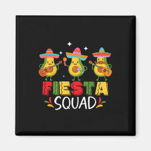 Aimant Groupe de famille assorti pour la fête de Cinco De