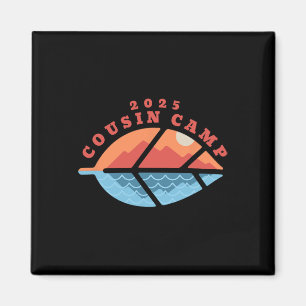Aimant Groupe de jumelage de camp de cousins 2025 Camp d'