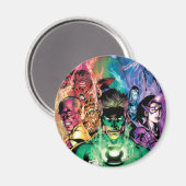 Aimant Groupe de Lantern Corps aux couleurs (Recto/Verso)