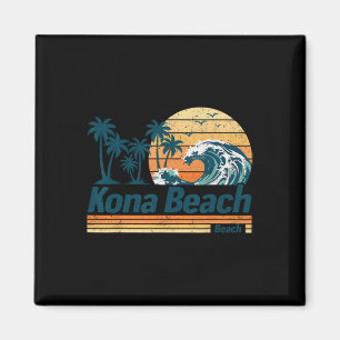 Aimant Groupe de plage de Kona pour vacances d'été en fam