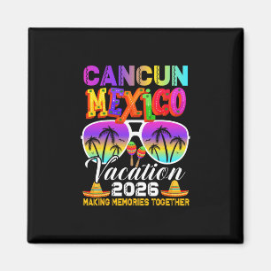 Aimant Groupe de voyage à Cancun au Mexique Plage 2026
