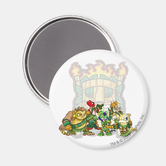 Aimant Groupe Mystery Island (Recto/Verso)