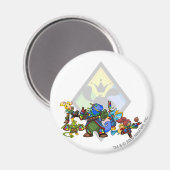 Aimant Groupe Roo Island (Recto/Verso)