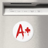 Aimant Groupe sanguin A+ Positif #Hôpital d'horreur (In Situ (Lave-vaisselle))