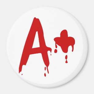 Aimant Groupe sanguin A+ Positif #Hôpital d'horreur