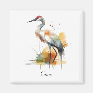 Aimant Grue d'errance, personnalisée