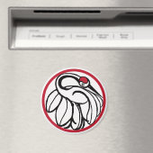 Aimant Grue japonaise Tancho (In Situ (Lave-vaisselle))