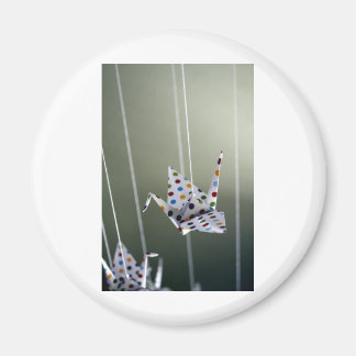 Aimant grue poka dot origami