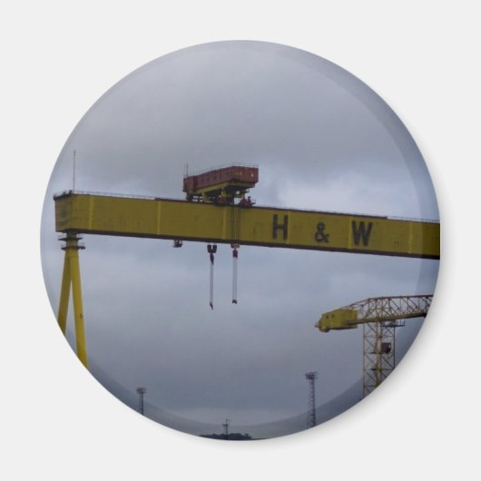 Aimant grues de harland et de Woolfe (Devant)