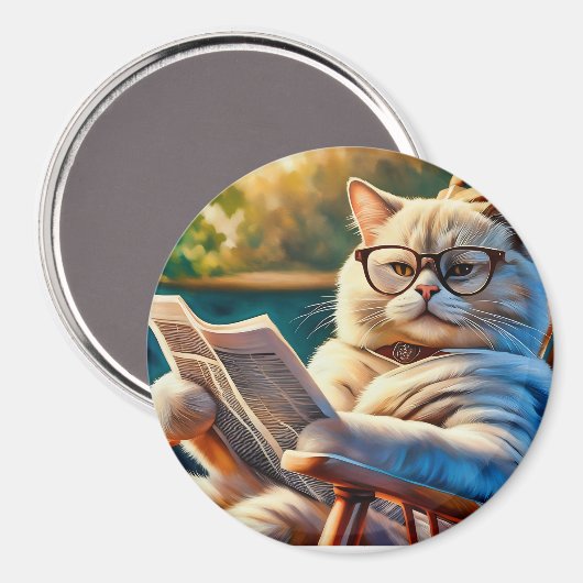 Aimant Grumky cat (Recto/Verso)