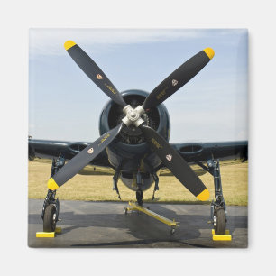 Aimant Grumman F8F Bearcat chasseur embarqué de la marine