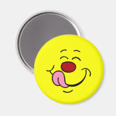 Aimant Grumpey du visage agréable (Recto/Verso)