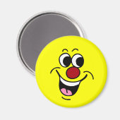 Aimant Grumpey du visage souriant (Recto/Verso)