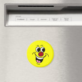 Aimant Grumpey du visage souriant (In Situ (Lave-vaisselle))