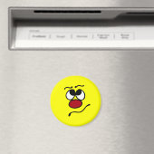 Aimant Grumpey faciale confuse (In Situ (Lave-vaisselle))