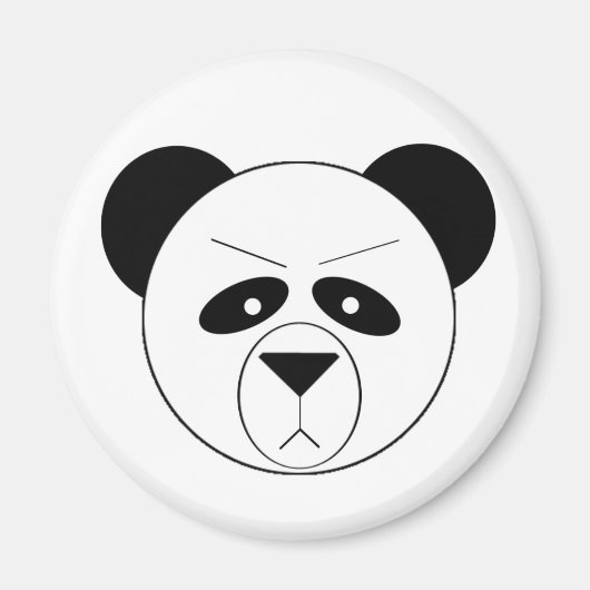 Aimant Grumpy Panda (Devant)