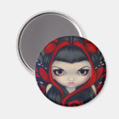 Aimant "Grumpy Red Fairy" (Recto/Verso)