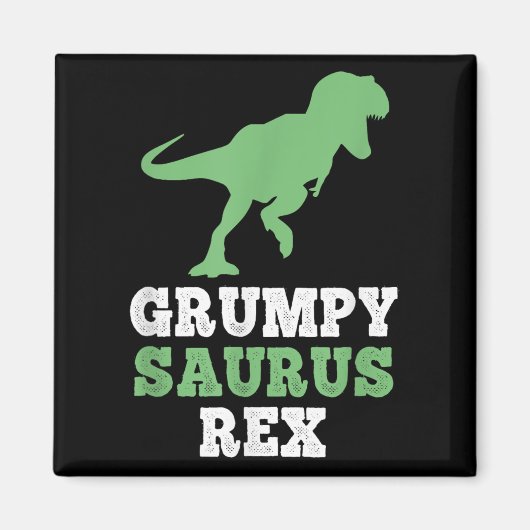 Aimant Grumpysaurus Rex Dino Dinosaur Funny Grumpysaurus (Devant)