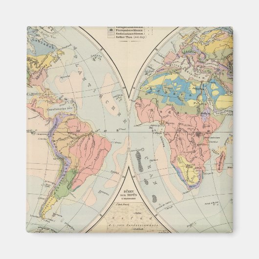 Aimant Grund u Boden - Carte de l'Atlas du Sol (Devant)