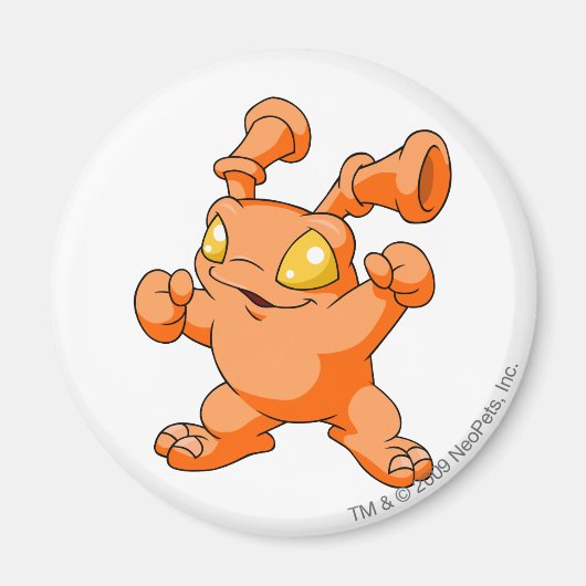 Aimant Grundo Orange (Devant)