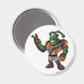 Aimant Grundo Virtupets Space Station Player (Recto/Verso)