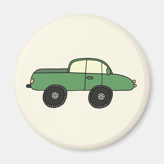 Aimant Grüner Geländewagen (Devant)