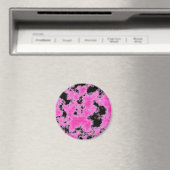 Aimant Grunge rose (In Situ (Lave-vaisselle))