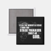 Aimant Grunge Stage Manager Dieu (Recto/Verso)