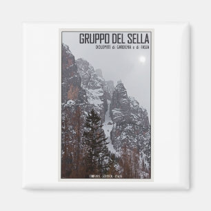 Aimant Gruppo del Sella - Le Soleil traverse