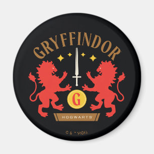 Aimant GRYFFINDOR™ Maison Épée Double Lion Graphique