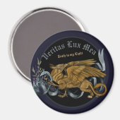 Aimant Gryphon doré royal (Recto/Verso)