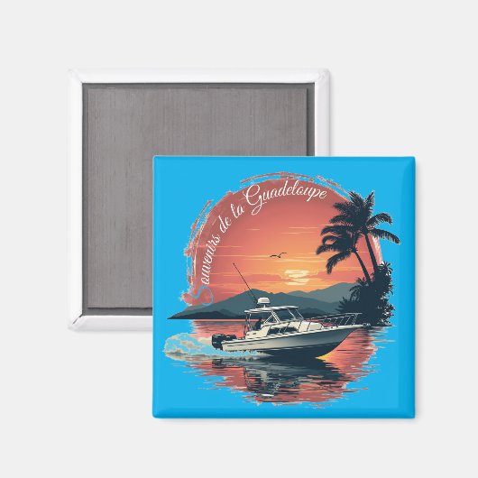 Aimant Guadeloupe (Recto/Verso)