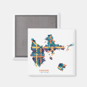 Aimant Guadeloupe (Recto/Verso)