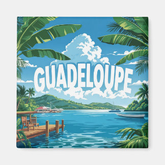 Aimant Guadeloupe: Évasion Tropicale, Plage Paradisiaque 