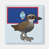Aimant Guam Rail avec drapeau (Devant)
