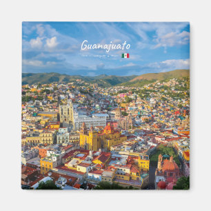 Aimant Guanajuato, Mexique - Paysage urbain coloré
